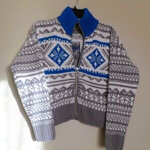 cardigan sweater with zipper size- S  NEW